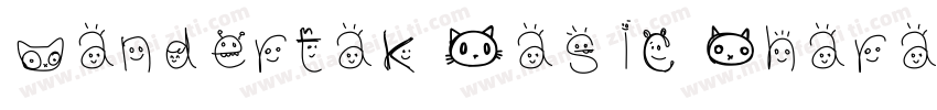 Vandertak Basic Character Set字体转换